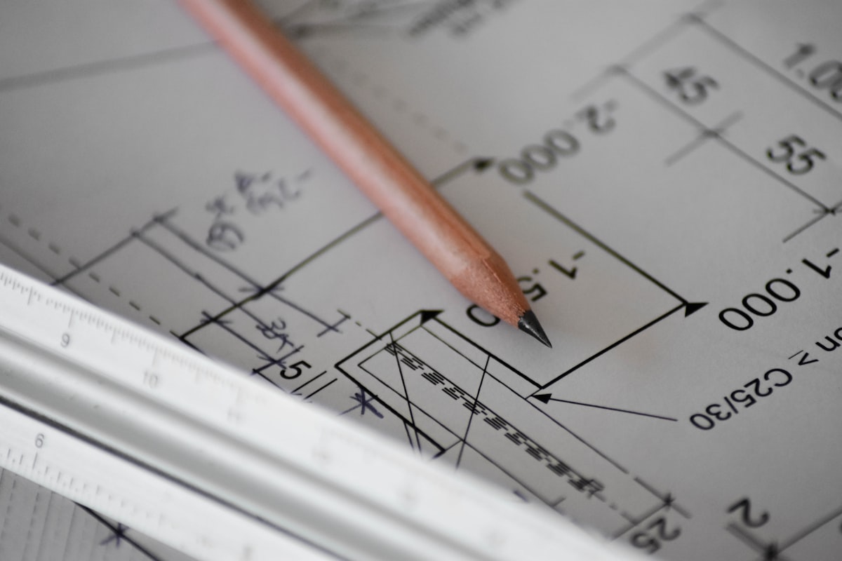 Architectural plans for a renovation